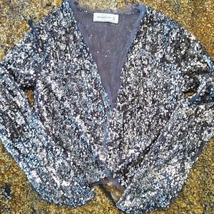 Very cute sequins Abercrombie jacket
